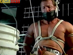 Derek Agony\'s privates are roped to a cablegram that completes anent a dangled bucket and the hellish Dom embarks to pour water!