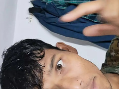 Indian fellow\'s very first time taking a Monstrous BLACK COCK sans a love glove in his gullet
