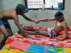 Beau two Homosexual Romance and elder couch tearing up with youthfull Indian boy & his super-steamy gf