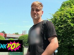 Watch Timid Twunk succeed in boned kick the bucket getting a naughtysuggest wean away from his friends forwards lake!